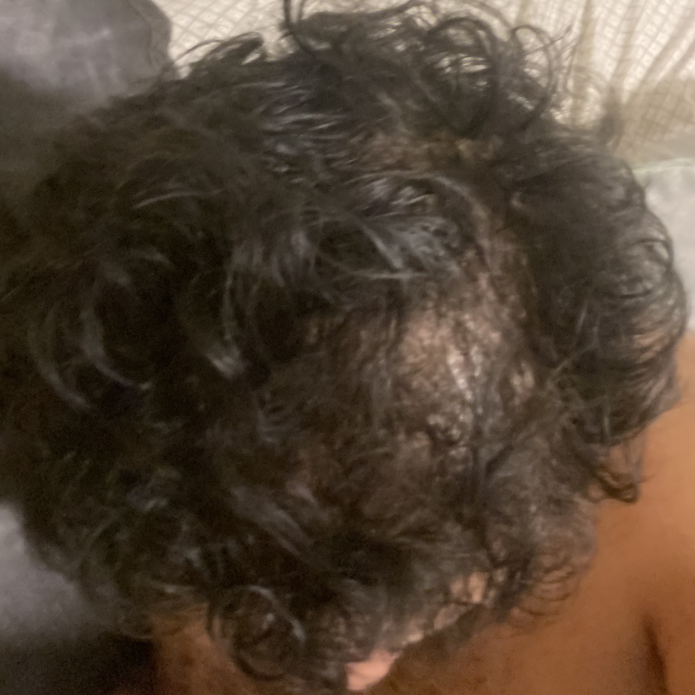 overhead photo of client before